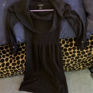 Cowl neck sweater long